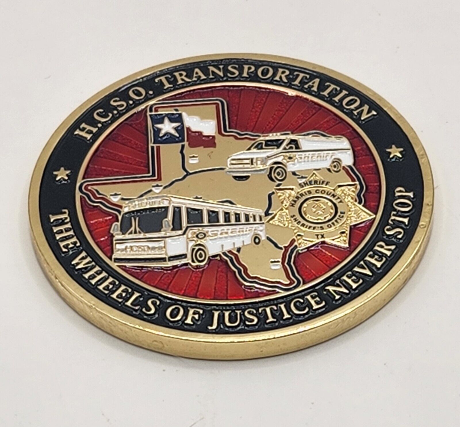 Harris County Sheriff’s Office Transportation/Hospital Security Challenge Coin