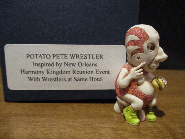 Harmony Kingdom Potato Pete UKMade New Orleans Evt Mini Solid Figurine  SGN RARE