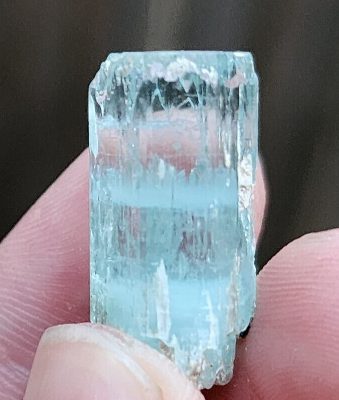 Terminated Aquamarine Crystal Etched from Shigar, 29.30ct, US TOP Crysta