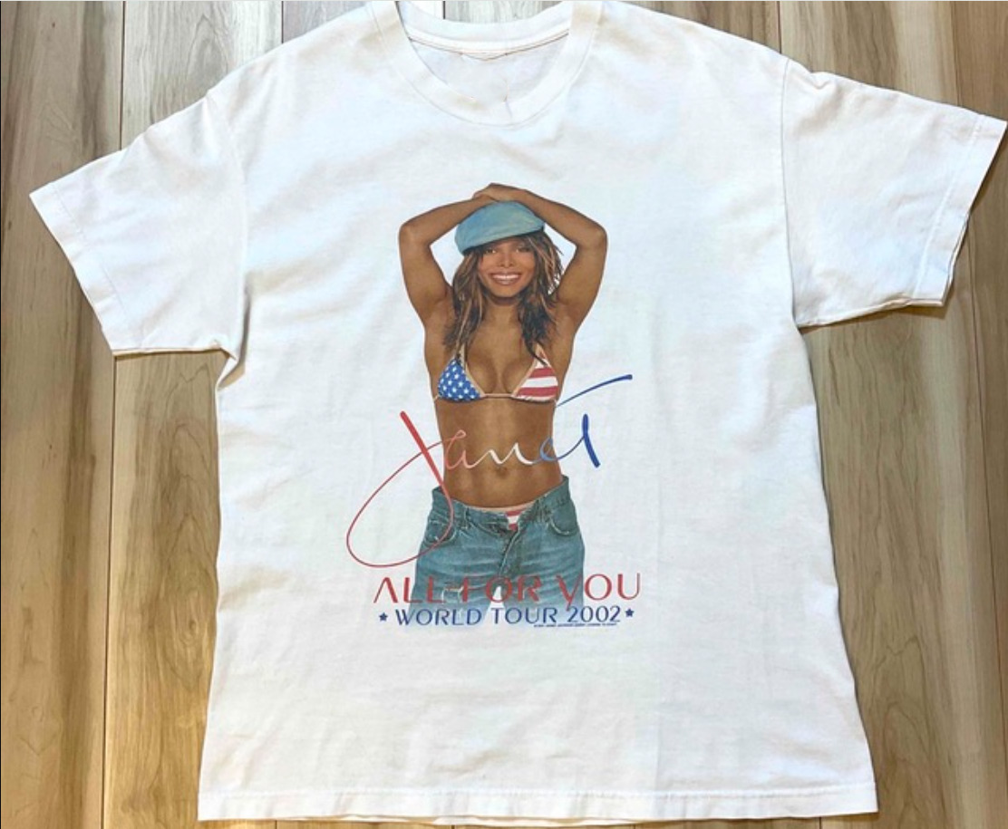 Janet Jackson ALL FOR YOU TOUR 2002 shirt Gift Funny S-4Xl shirt