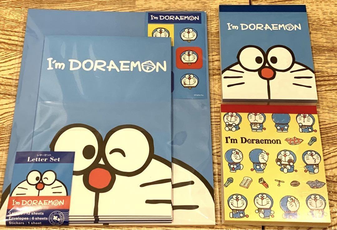 Doraemon Stationery 3 Piece Set Letter Memo Pad 2 Types From Japan