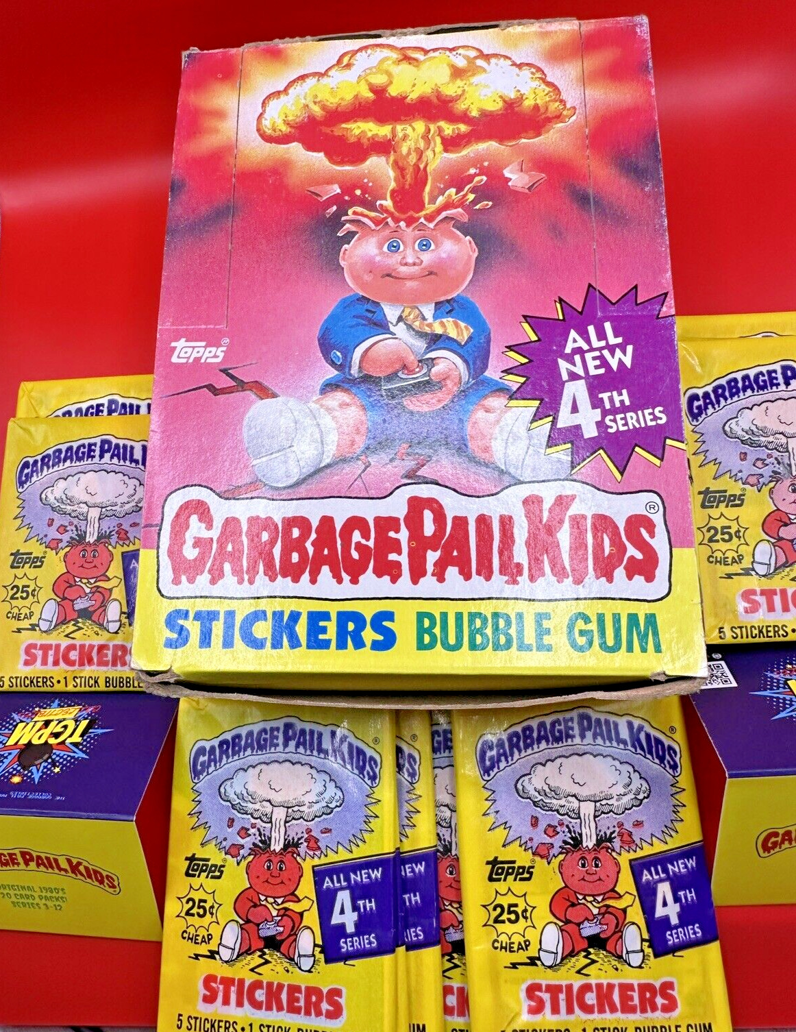 Garbage Pail Kids Sealed Packs in Box 4th Series