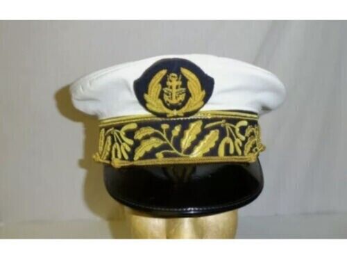 WWII FRENCH NAVAL VISOR CAP all size avialable replica