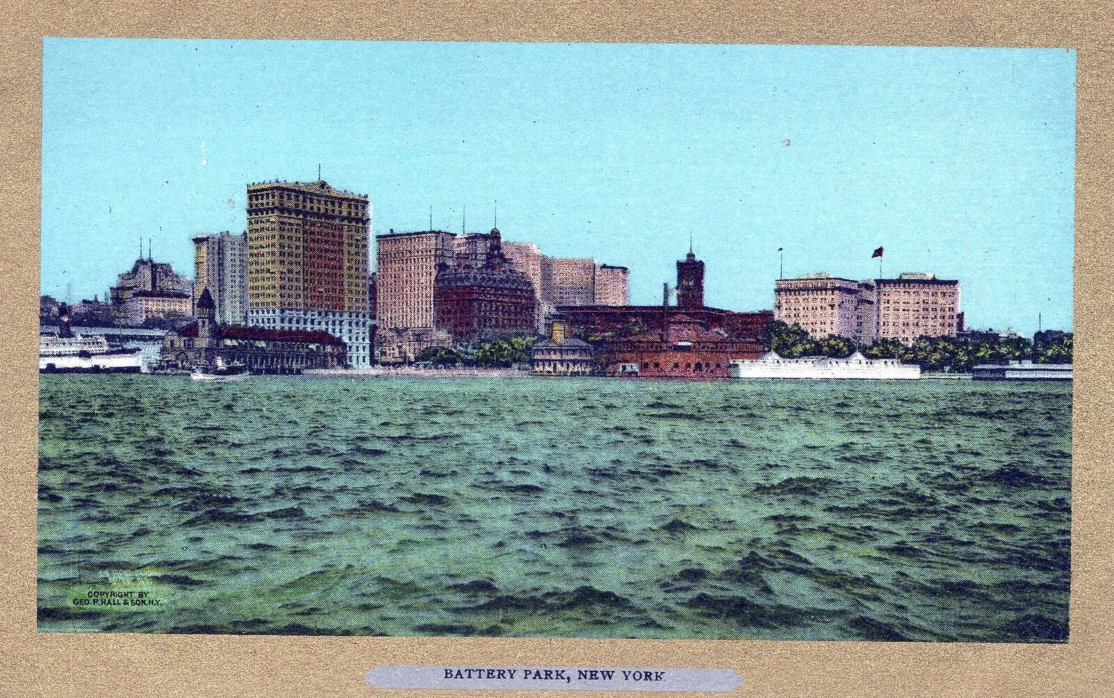 NEW YORK CITY - Battery Park Postcard - udb (pre 1908)