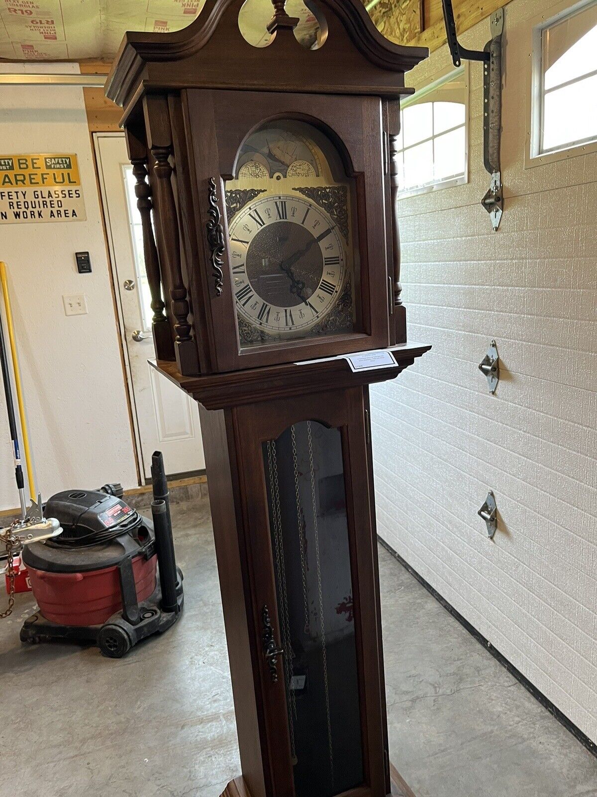 Stunning Emporer 451-050H Grandfather Clock by Hermle Black Forest See Photos