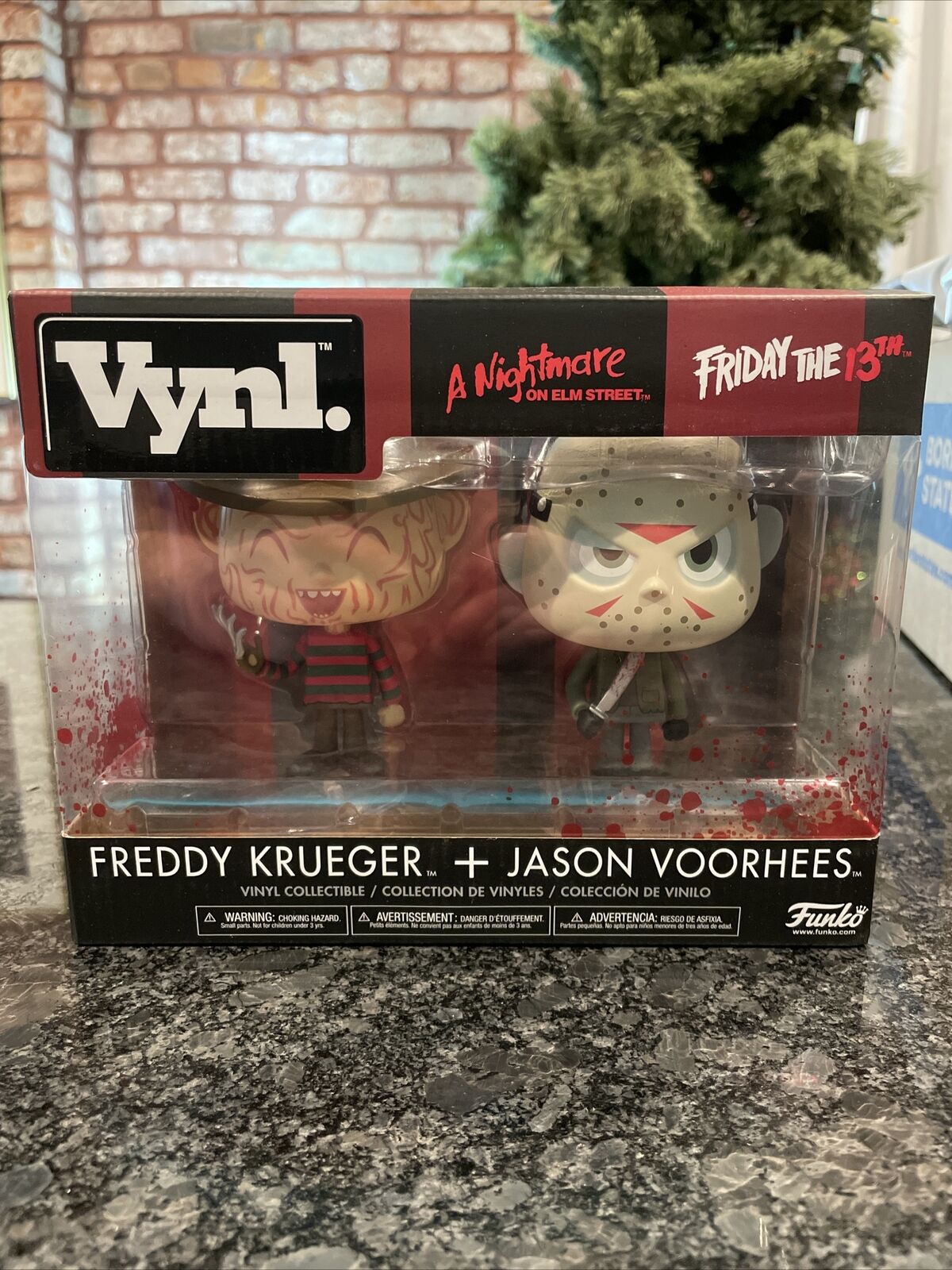 Funko Horror Vynl. Freddy Krueger Jason Voorhees Figure 2-Pack bloody