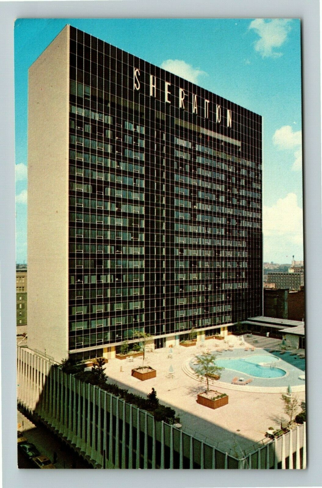 Columbus OH-Ohio, Sheraton Columbus Motor Hotel, Advertising Vintage Postcard