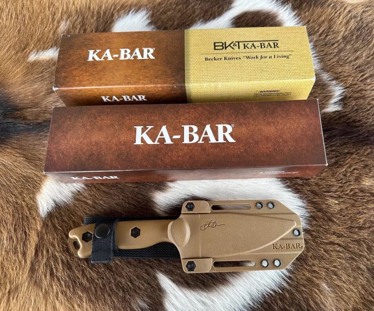 KA-BAR BK18 Becker Harpoon Fixed Blade Knife MADE IN USA