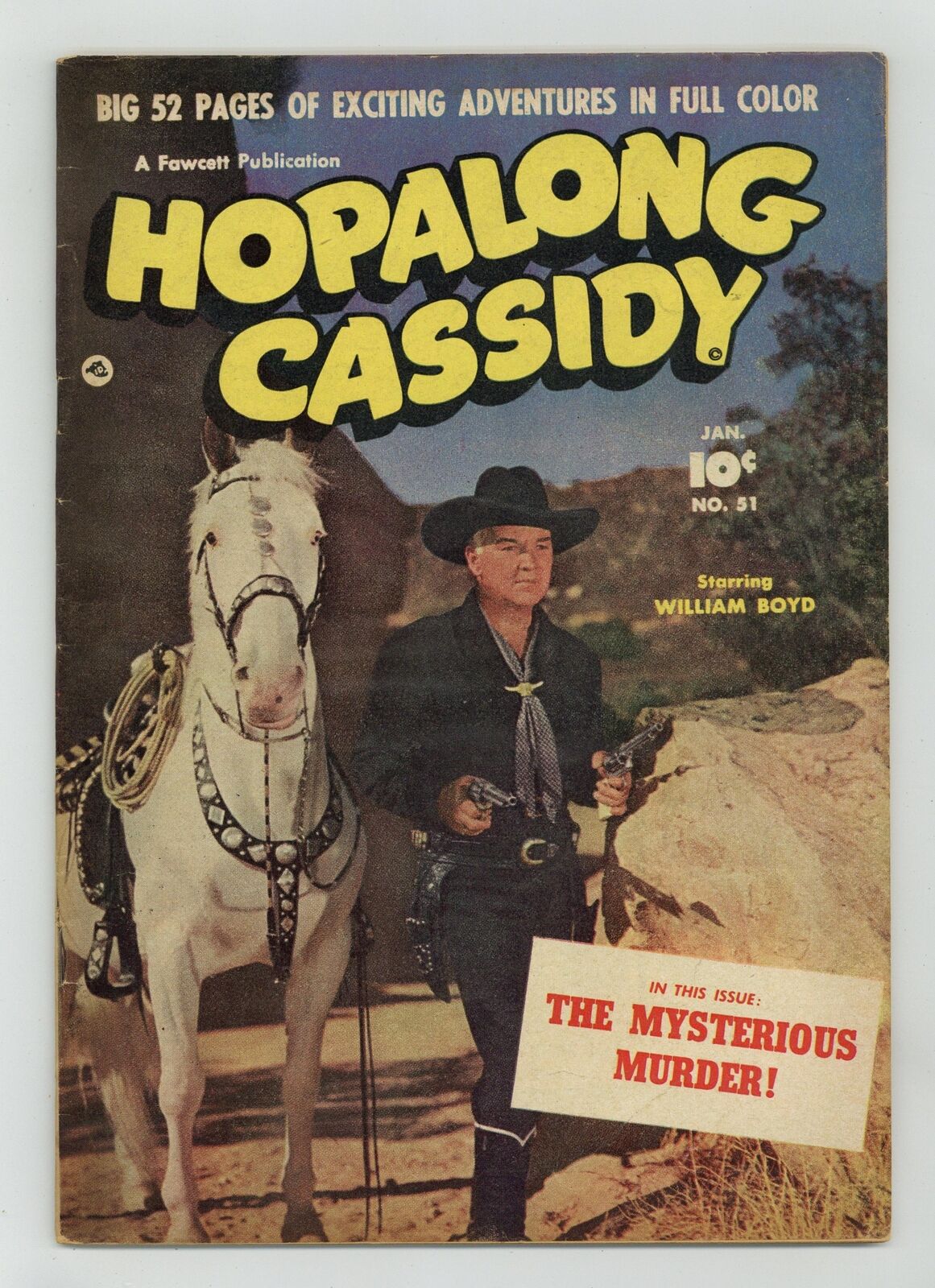 Hopalong Cassidy #51 VG+ 4.5 1951