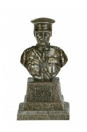 Michael Collins Bronze Bust 19 cm