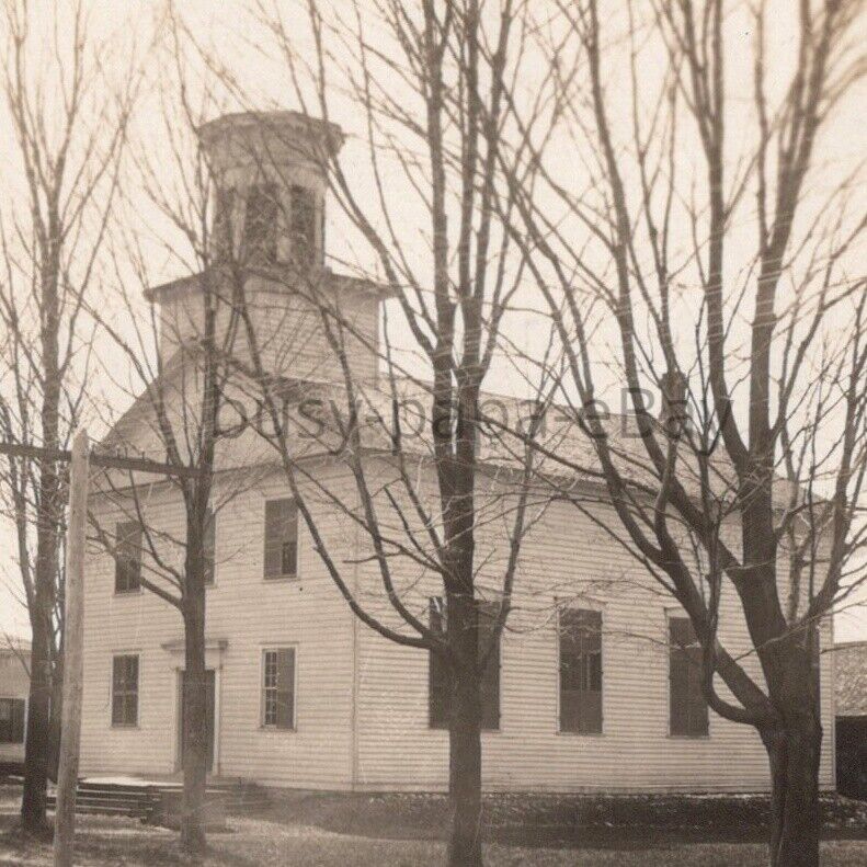 Original Vintage 1900s Presbyterian Church Williamstown New York Photo Postcard