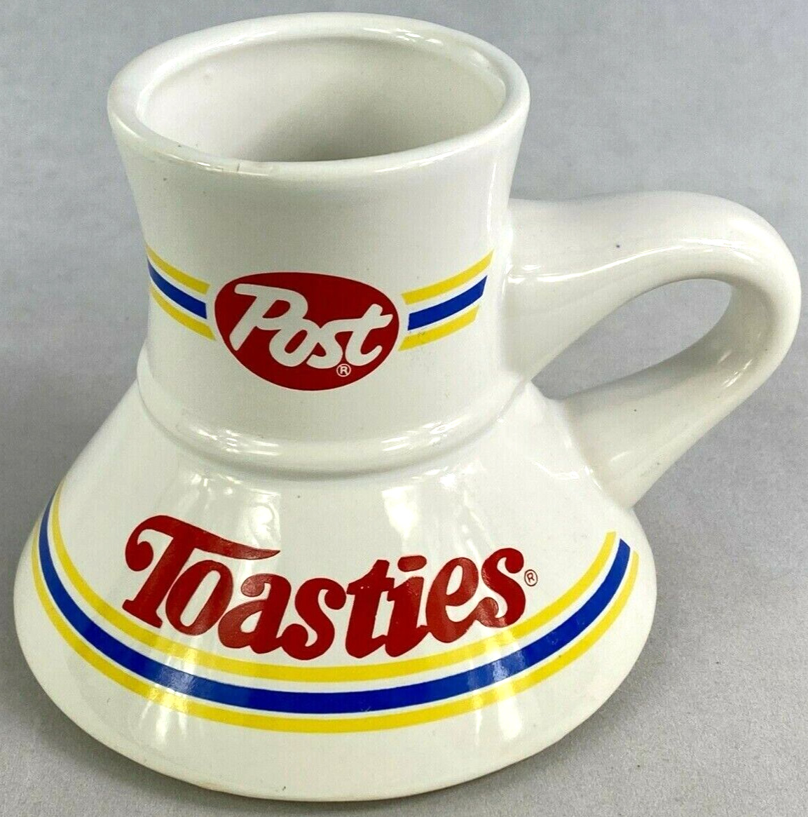 Post Toasties Coffee Cup Mug 12 OZ Slip Resistant Wide Base Collectible Vintage