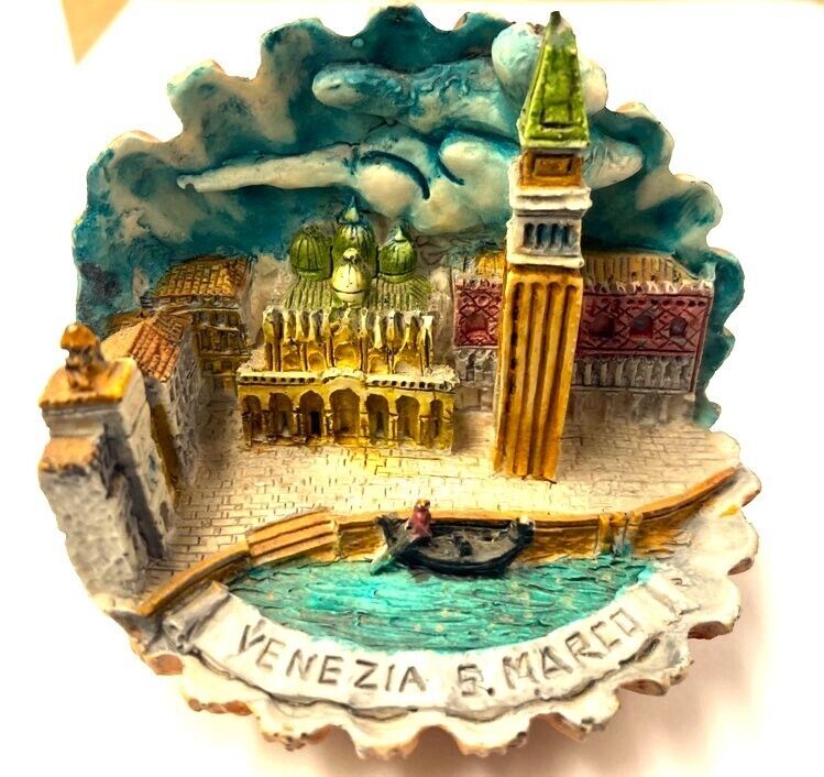 Venice Italy San Marcos Square Souvenir Miniature Figurine, Made in Italy