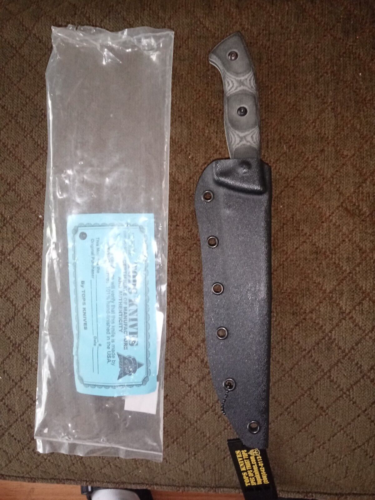 Tops Knives Hazen Legion 6.0 Knife New in factory bag