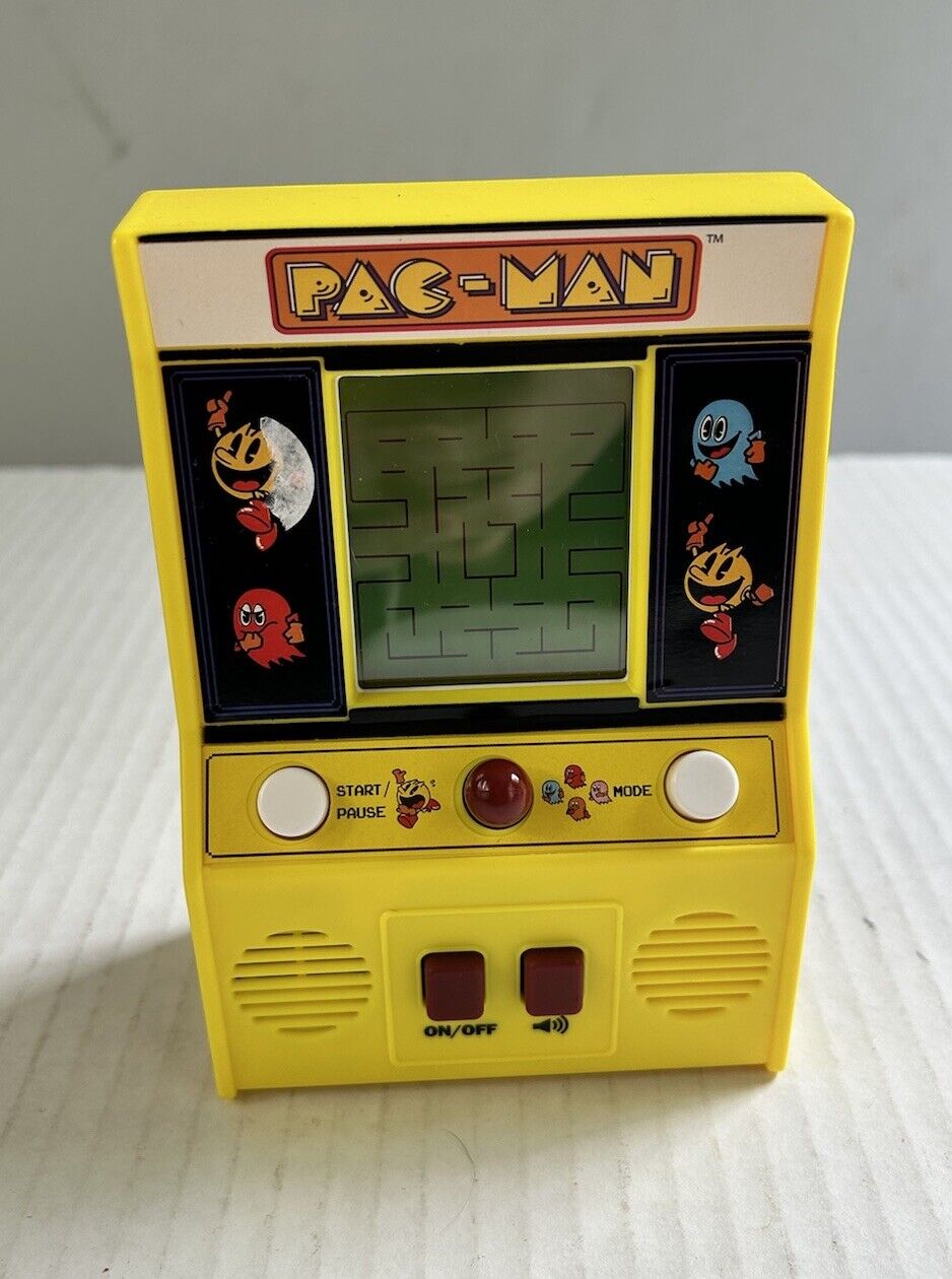 Pac-Man 2016 Retro Mini Arcade Machine Bandai Namco #09521 Tested Works Great