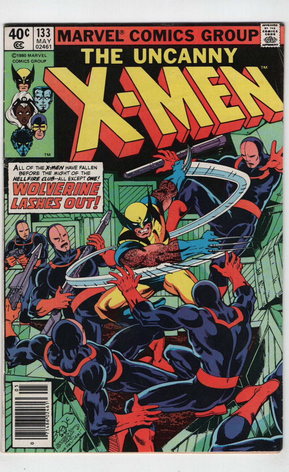 UNCANNY X-MEN #133 1st Solo Wolverine Story Newsstand Variant Marvel Comics 1980