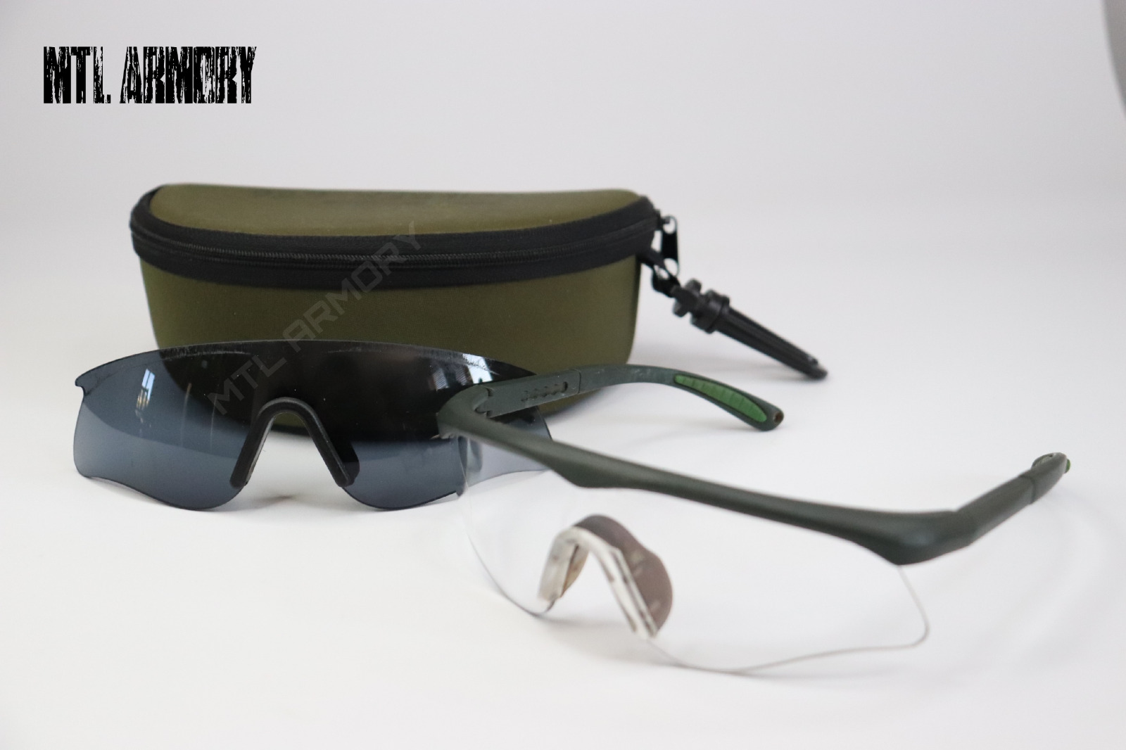 CANADIAN FORCES ISSUED REVISION BALLISTIC GLASSES SET SIZE LARGE  (CANADA ARMY