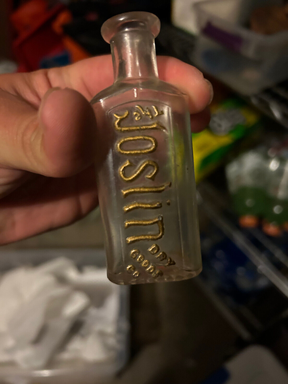 Vintage - Original Joslin Dry Goods Bottle 1/2 Ounce - Denver Colorado