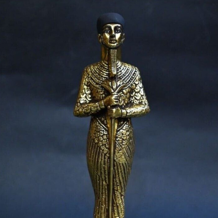 Egyptian Antique Statue Of Ptah Ancient God Of Craftsmen Rare Pharaonic BC