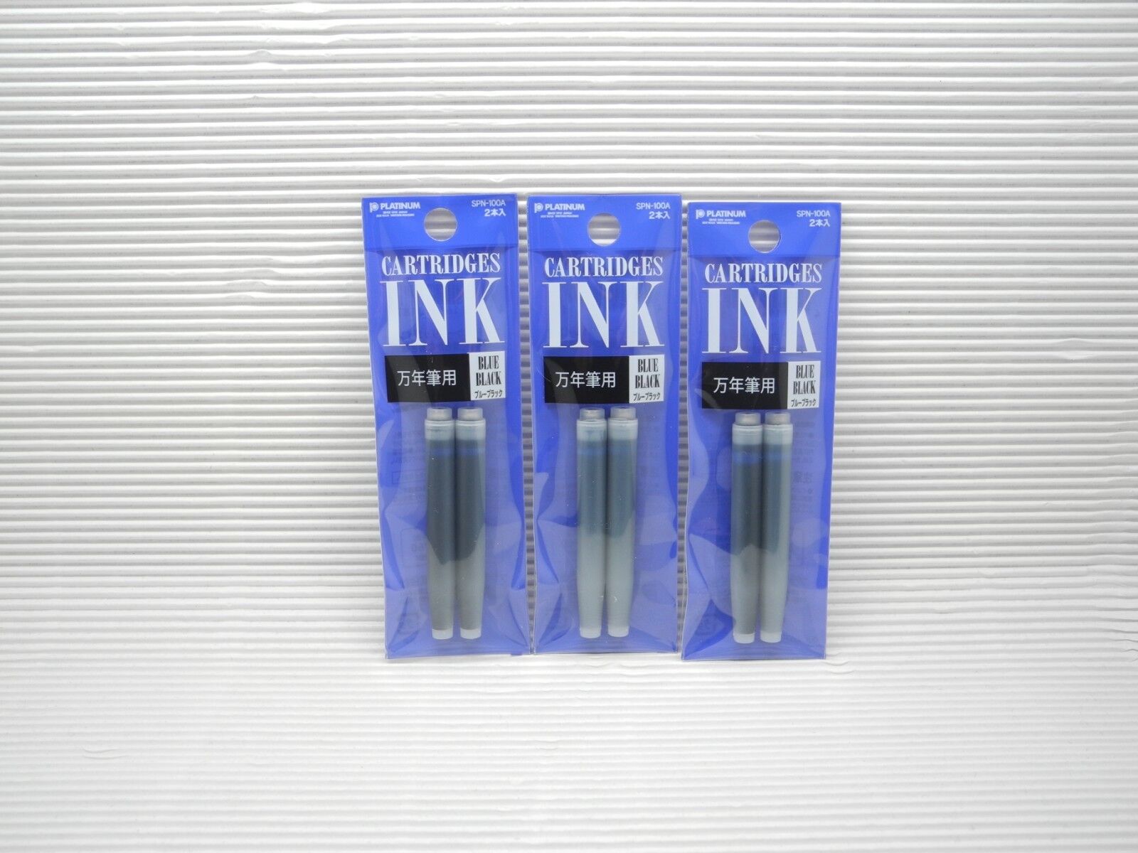 20pcs Ink Cartridges for Platinum Preppy Fountain pen Blue(Made in Japan)
