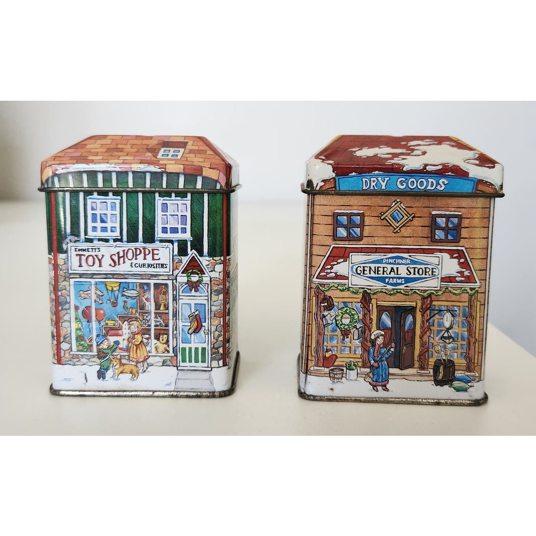 The Tin Box Co VTG 1989 Toy Shoppe & General Store 4