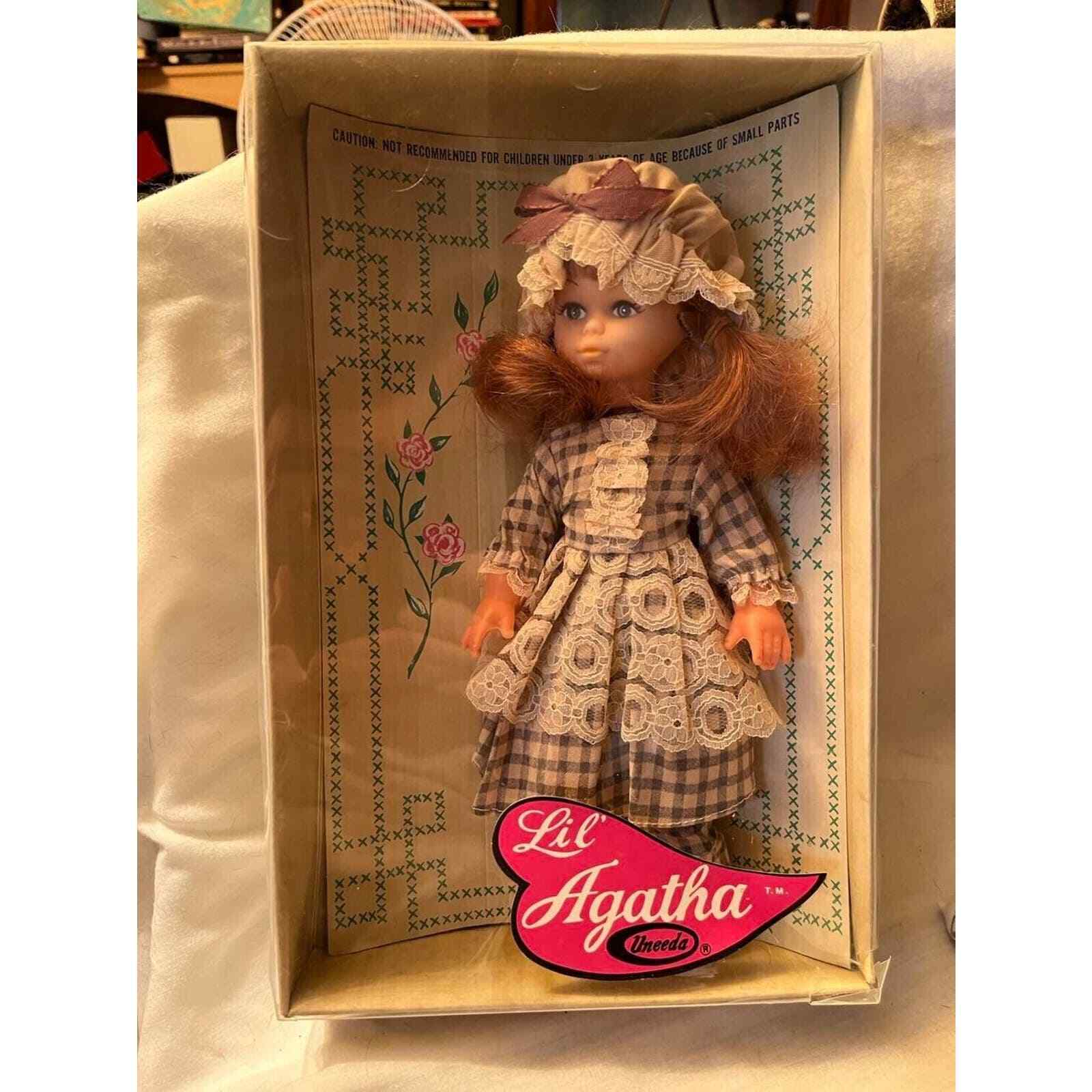 Uneeda Lil\' Agatha Early Americana Style Doll in Box REDHEAD Style 71050 IN BOX