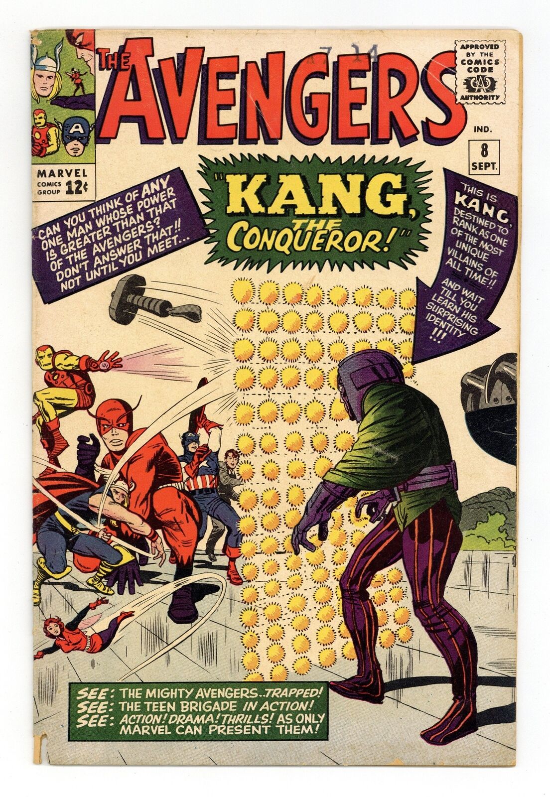 Avengers #8 GD 2.0 1964 1st app. Kang the Conqueror