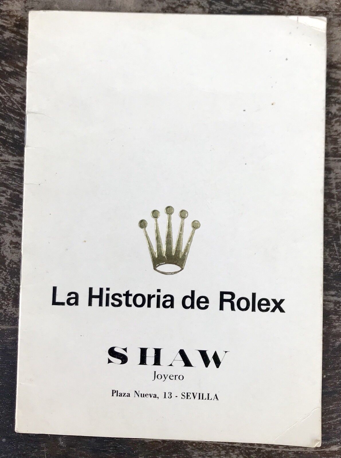 History of ROLEX 1970 Booklet Spanish Day Date Lady Datejust DAYDATE 1803 Gold /