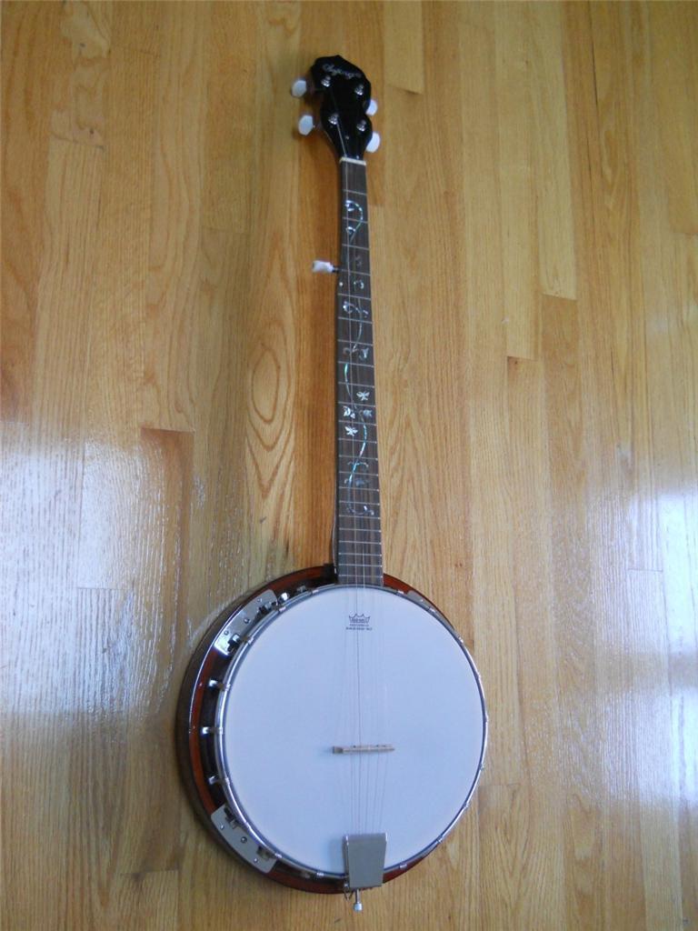 Brand New Sojing 5 String Banjo With inlays and Resonator(Mahogany)