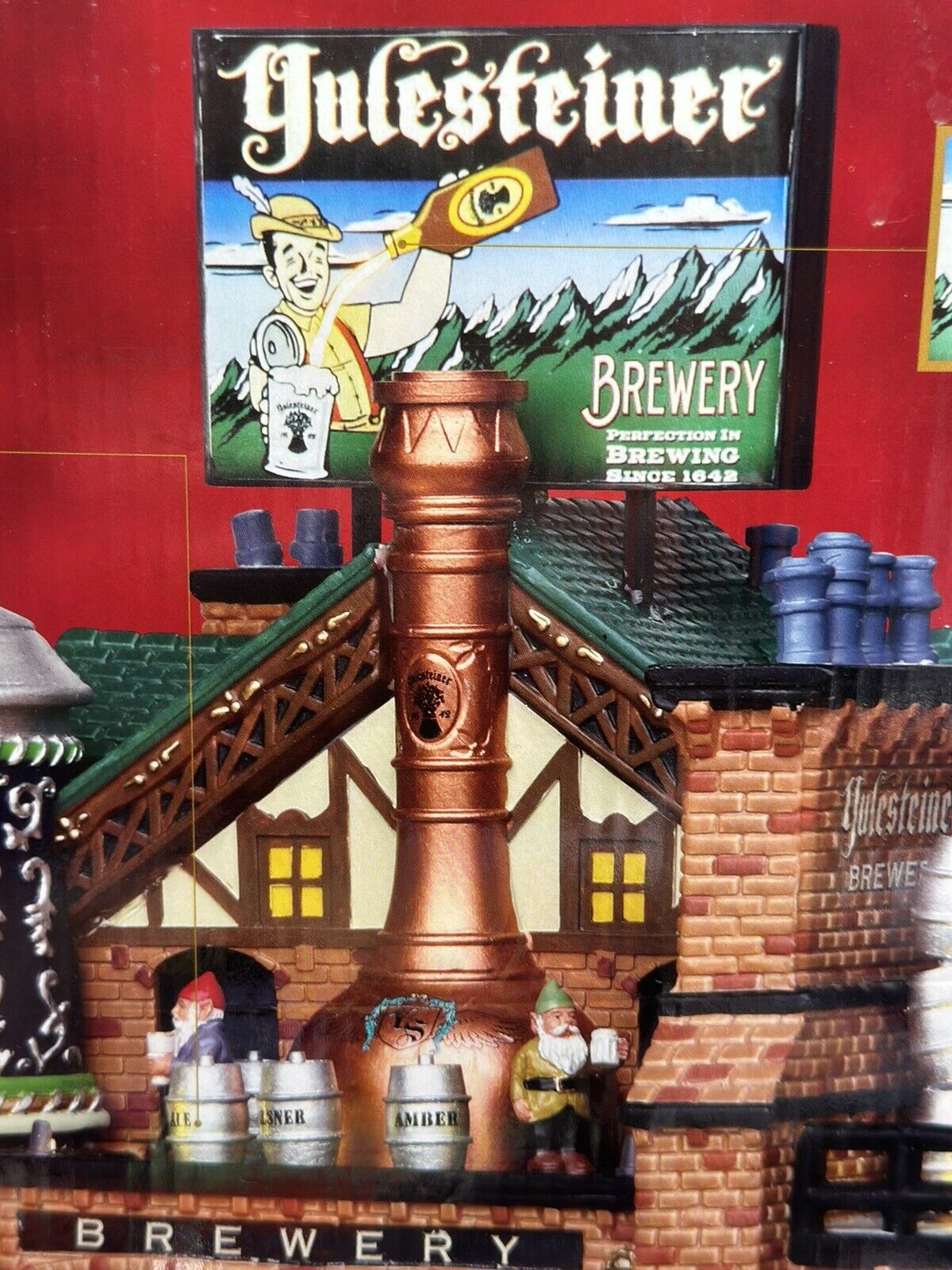 LEMAX Brewery Caddington Village Yulesteiner Animated Lighted NEW IN BOX