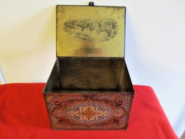 Vintage H. J. Heinz 57 Company Large Biscuit Tin Lithograph Box ~ Early 1900's