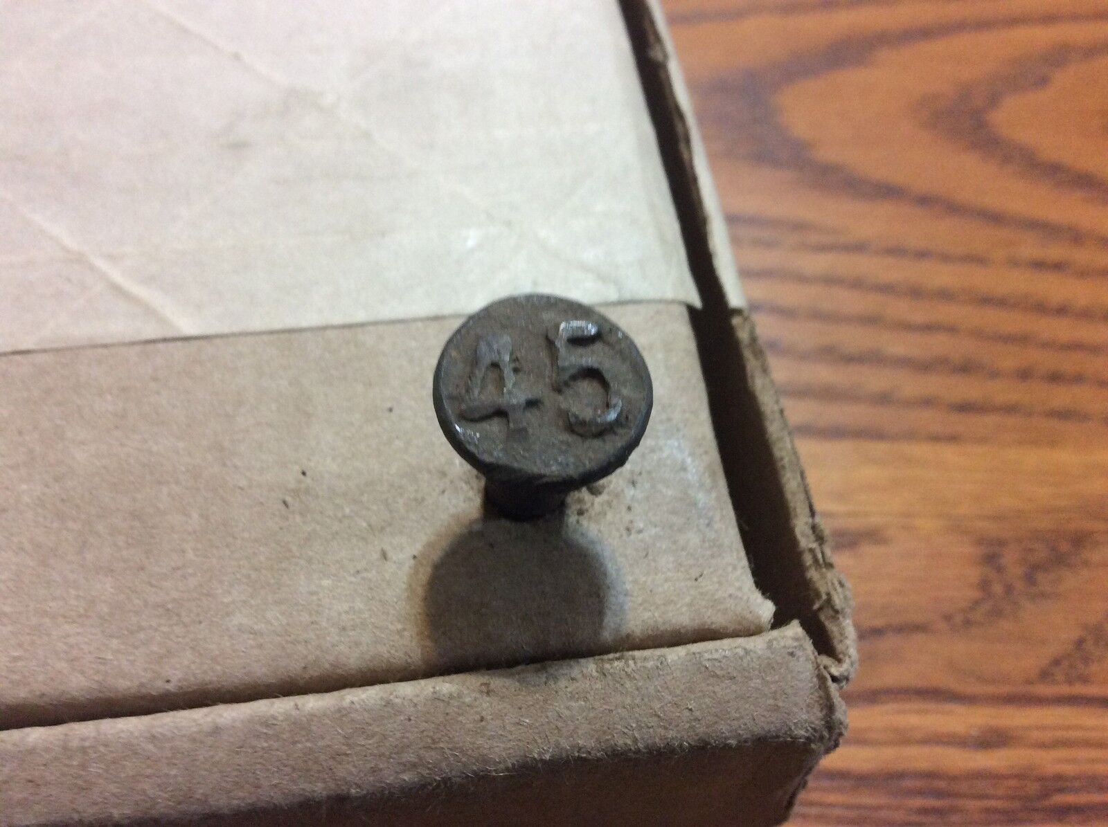 Dated Railroad Nail from 1945