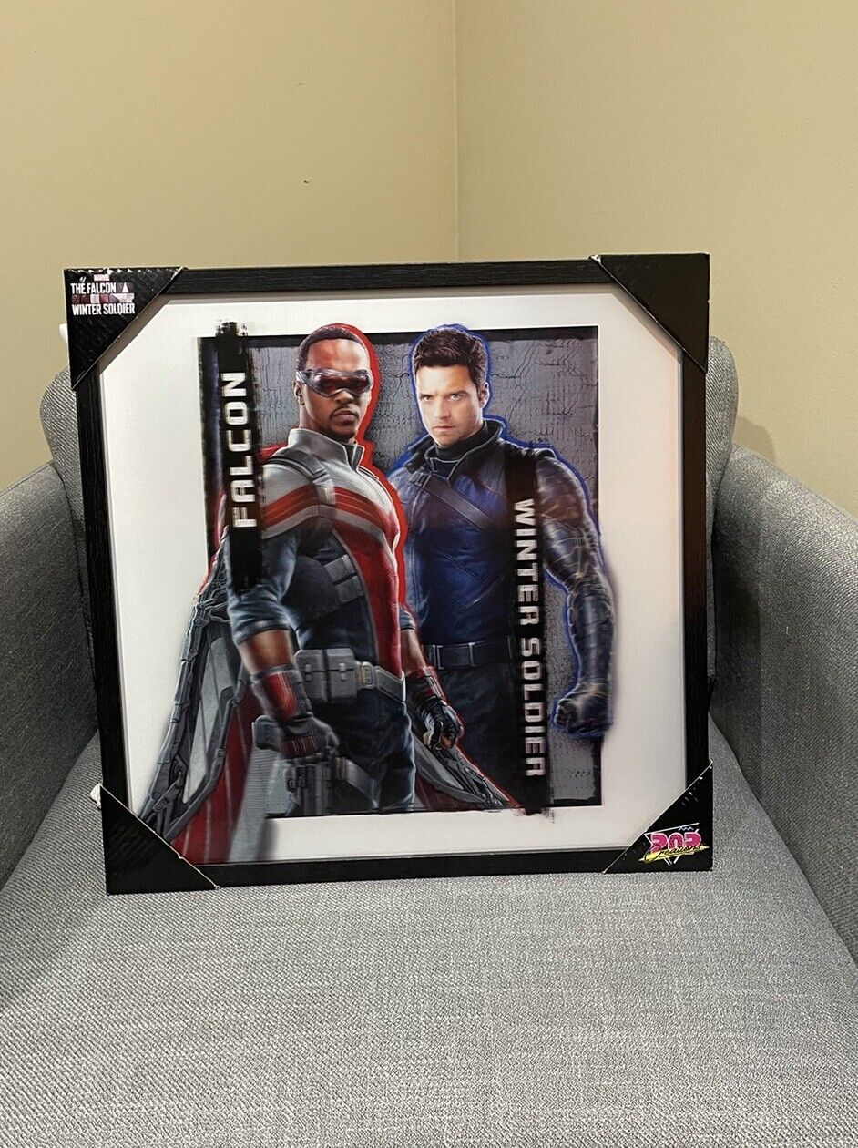 Marvel The Falcon And The Winter Soldier  Pop Creations 3D Wall Decor  16x16