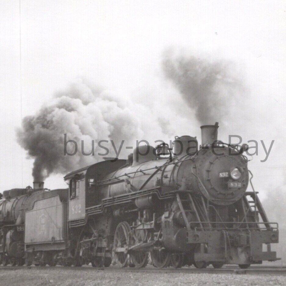 1946 RPPC Rock Island Lines 4-6-2 Locomotive No 849 4020 Oklahoma City Postcard