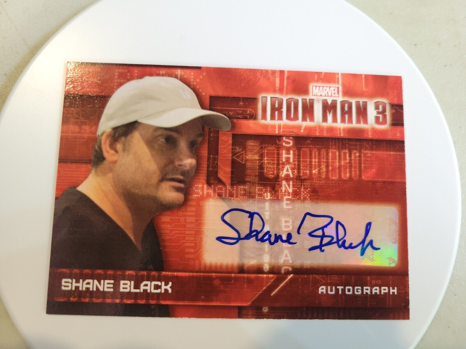 2013 Upper Deck IRON MAN 3 Shane Black Director Autograph 