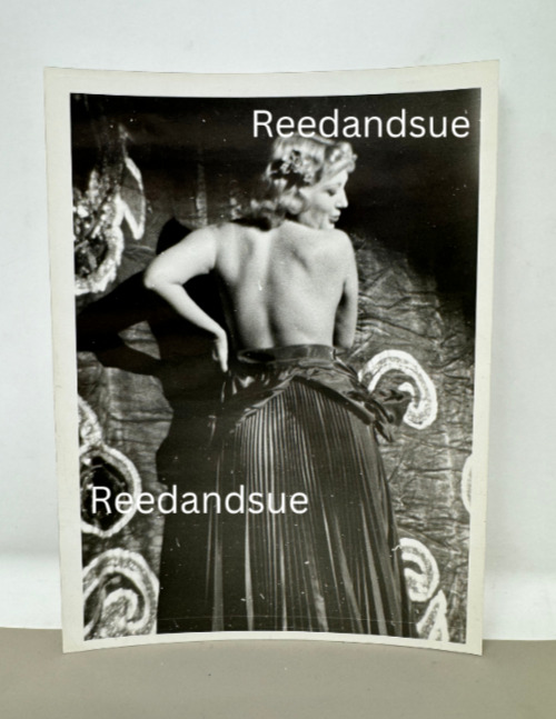 Original 8x6 Photo: Vaudeville Bareback Woman Dancer