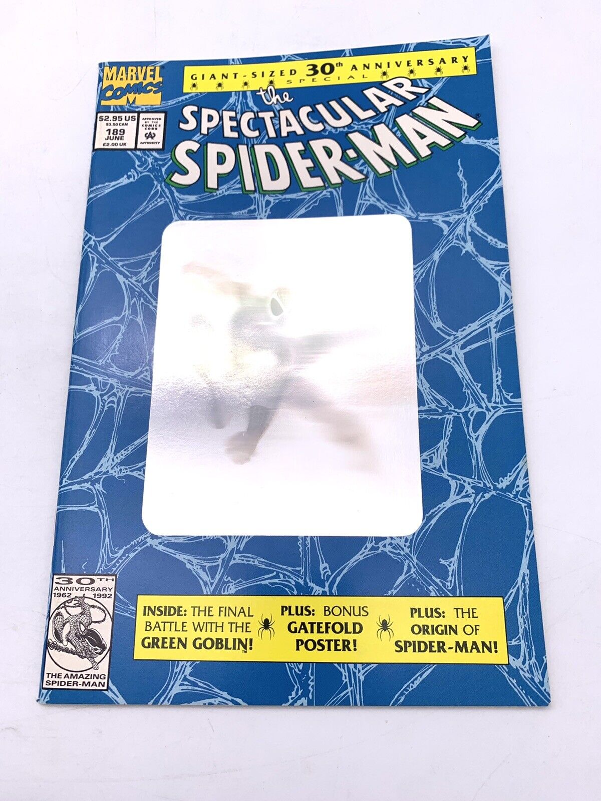 The Spectacular Spider-Man #189 (Jun 1992, Marvel) 30th Anniversary VF