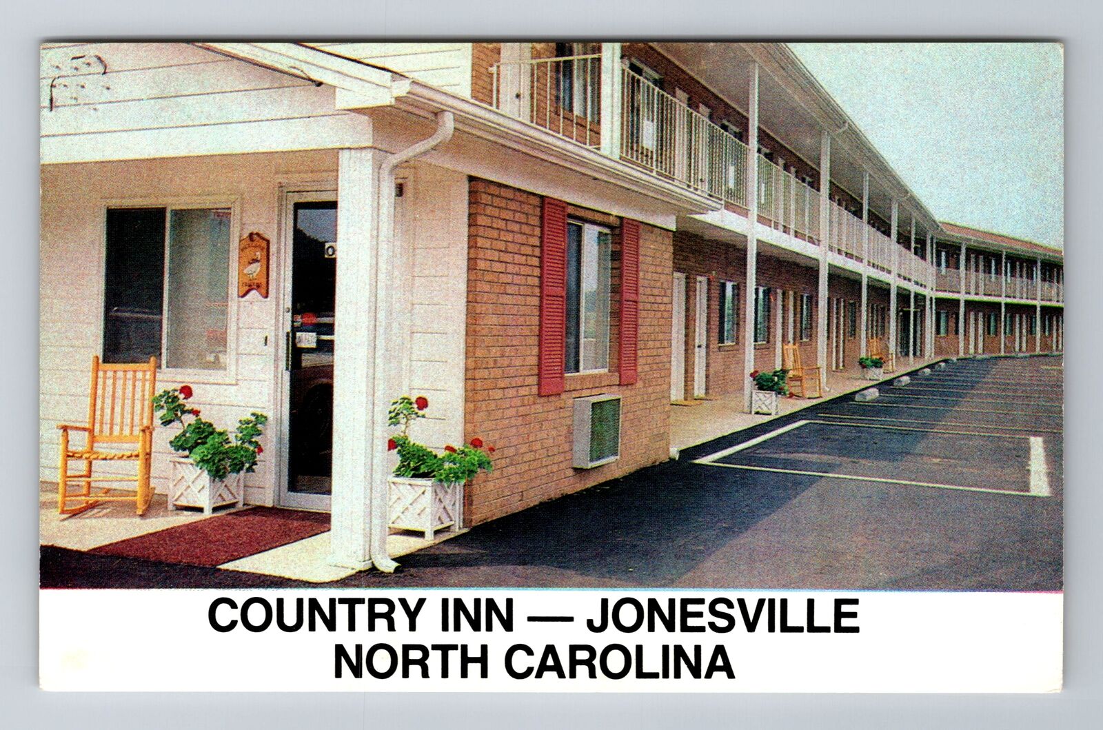 Jonesville NC-North Carolina, Country Inn, Advertisement, Vintage Postcard