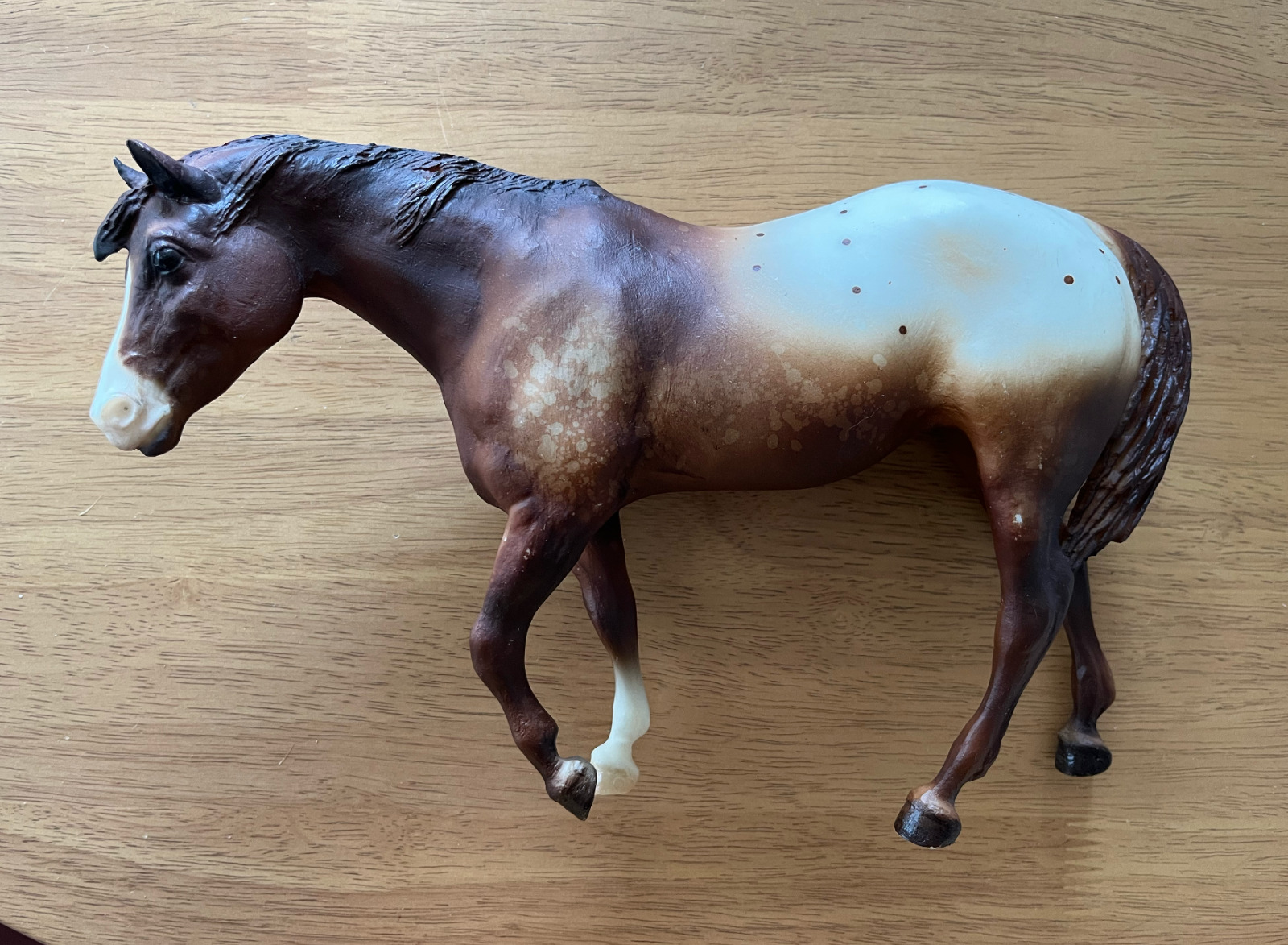 Breyer horse chestnut appaloosa mare Indian Pony mold
