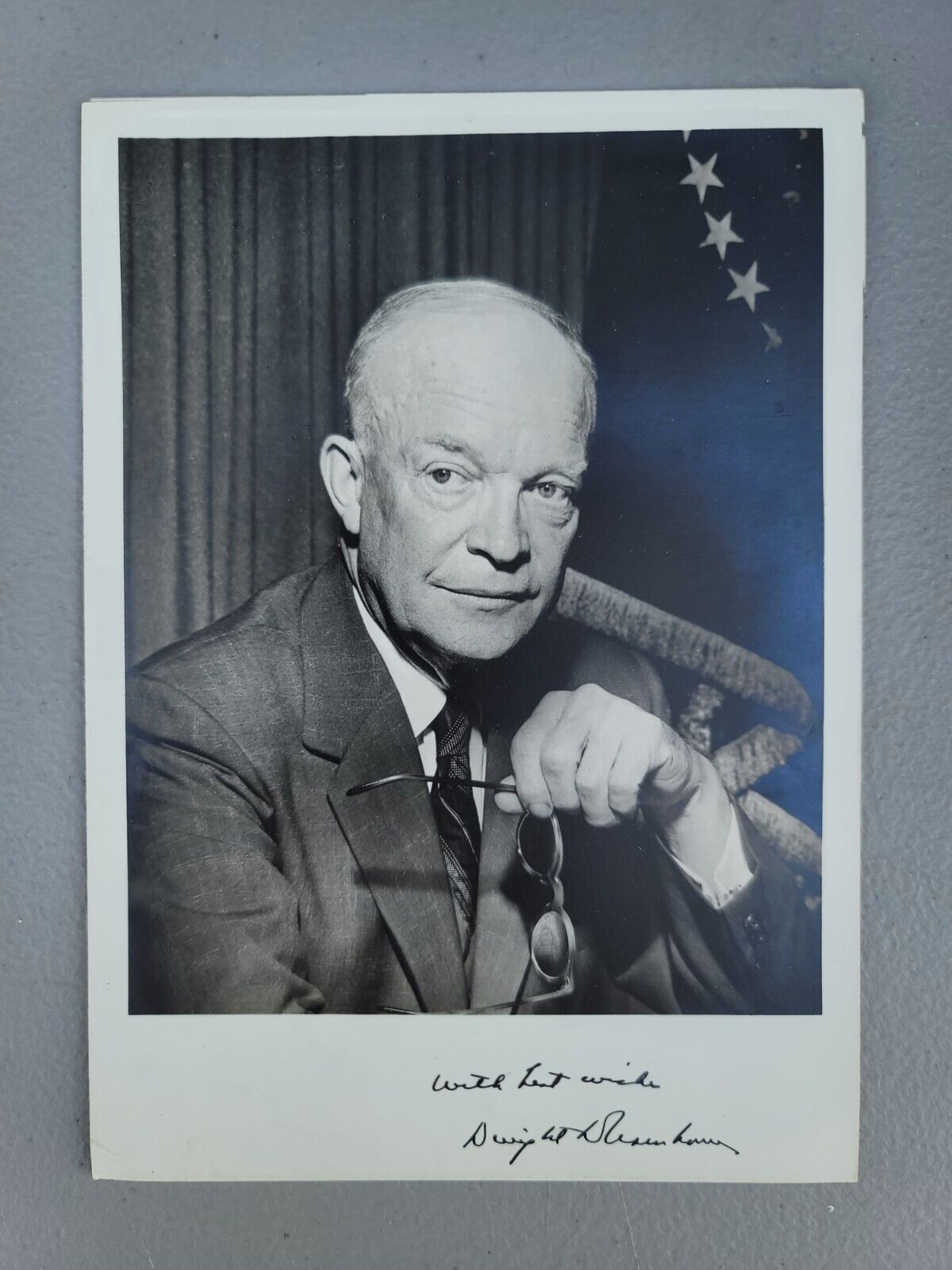 Very Scarce 1953 Dwight D. Eisenhower SC 432602-NFS Signal Corps U.S. Army Photo