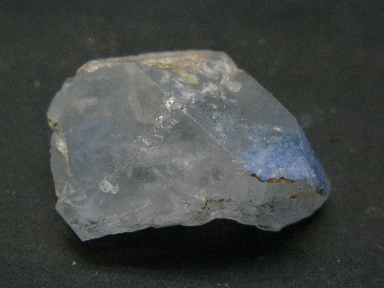 Dumortierite In Quartz Crystal From Brazil - 1.3