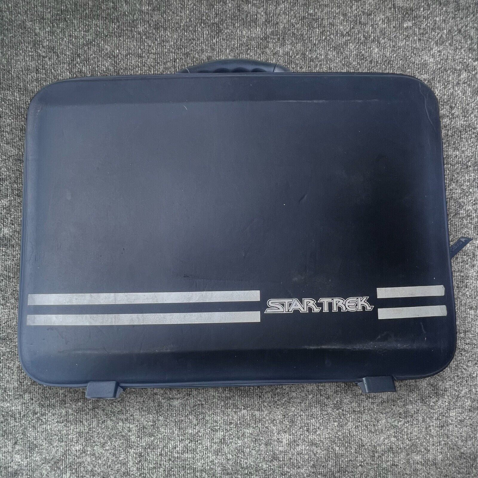 Vintage Paramount Pictures Star Trek Black Briefcase Laptop Case Rare