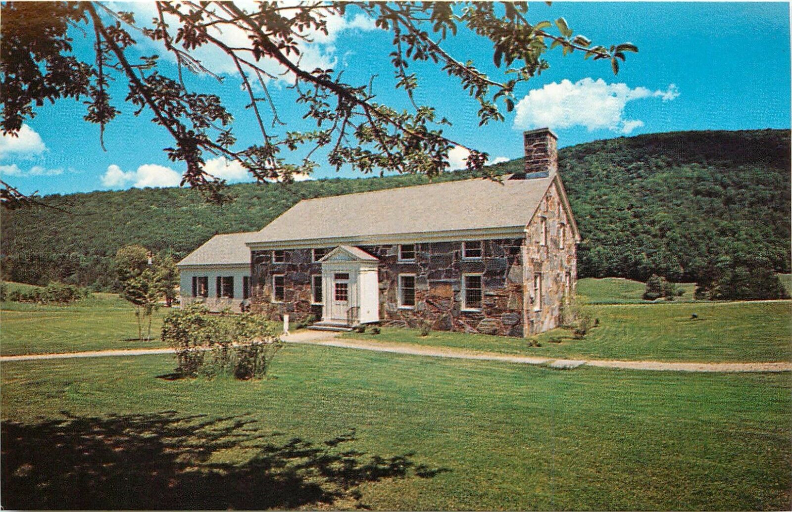 Calvin Coolidge Memorial Center Plymouth Notch Vermont Postcard
