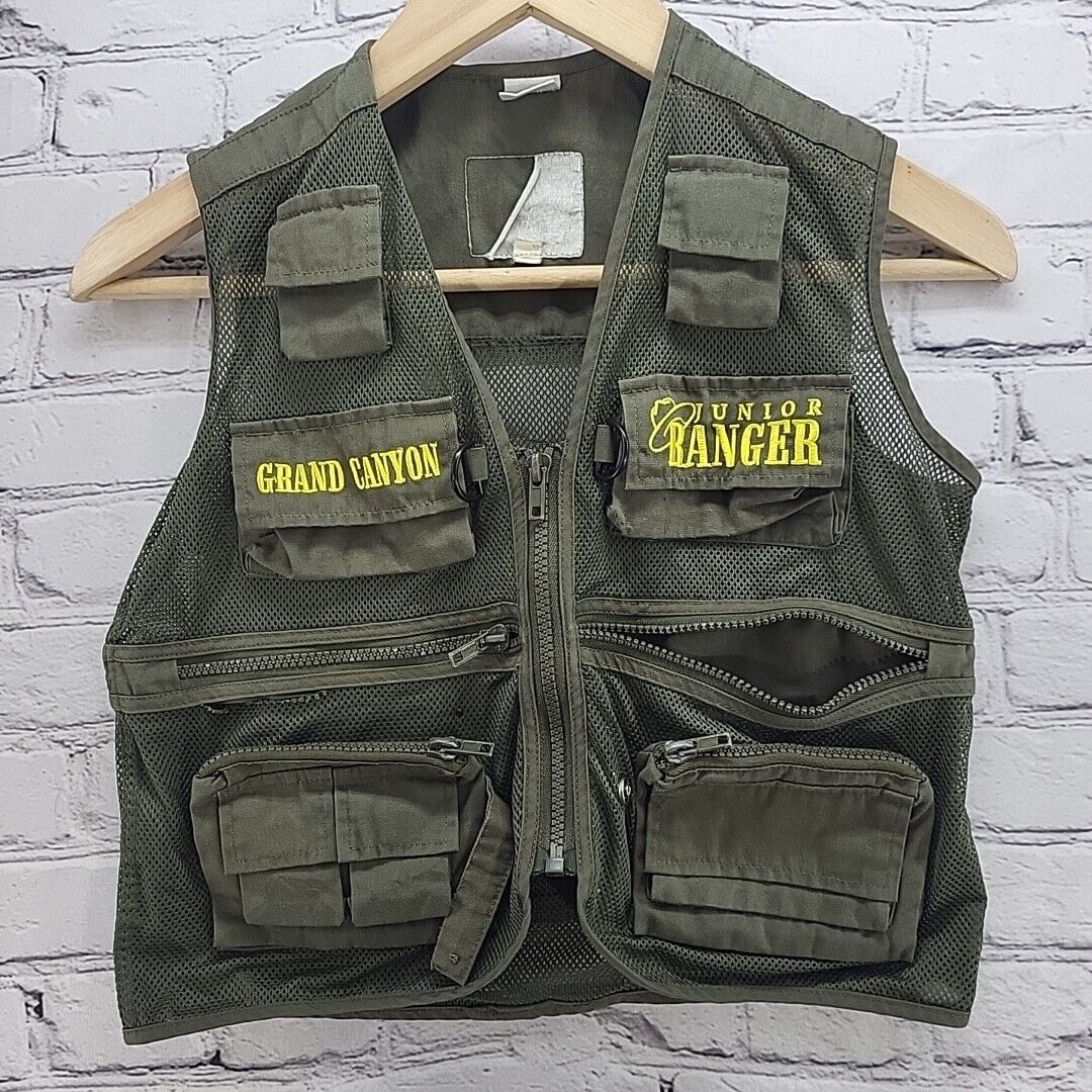 Grand Canyon Junior Ranger Vest Vintage Youth Large Flawed See Pics 