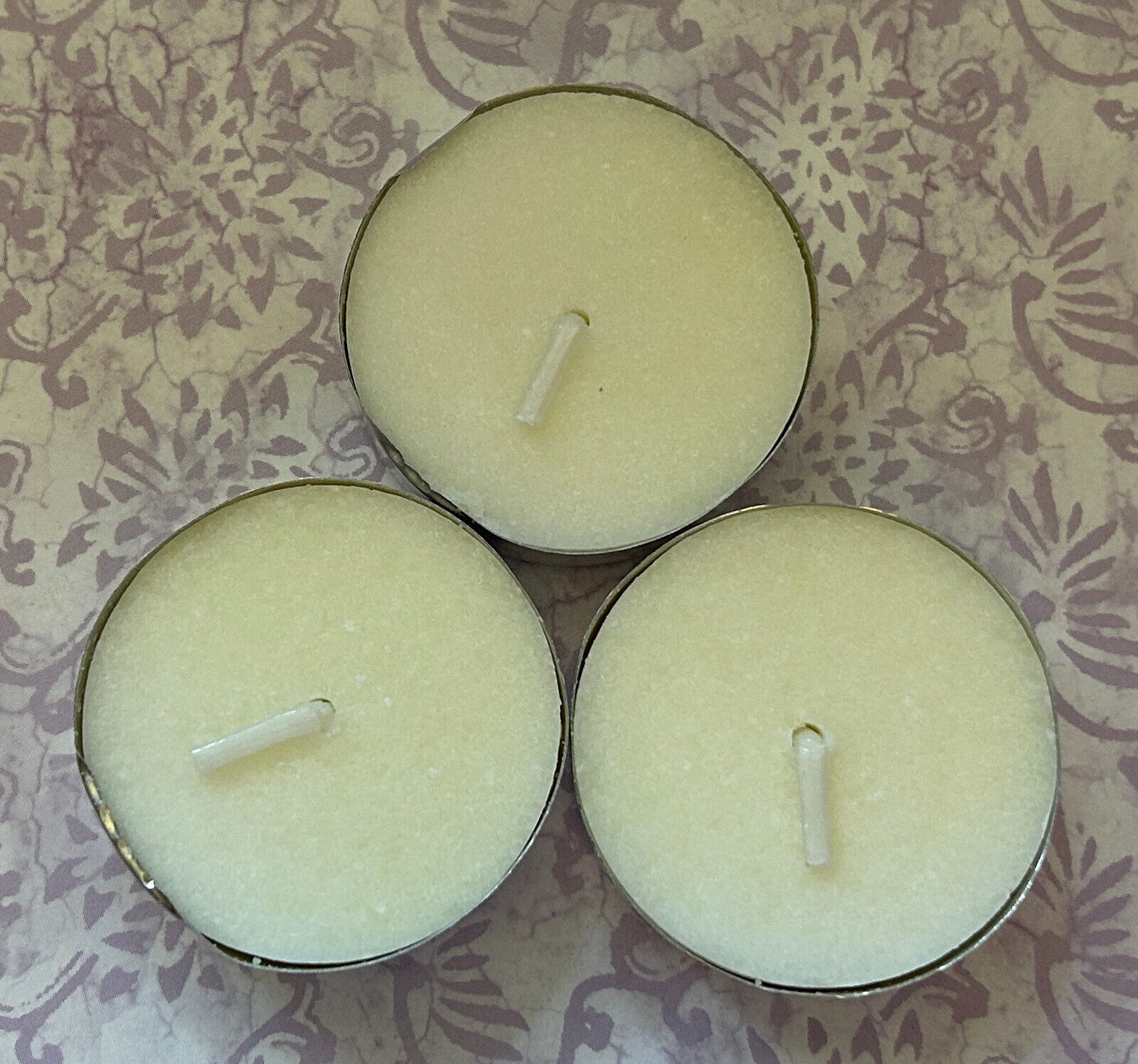 3 White Tealight Candles