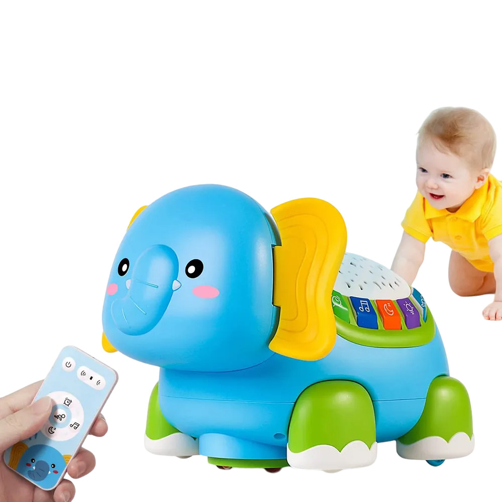 NNEOBA Baby Crawling Toys Musical Elephant