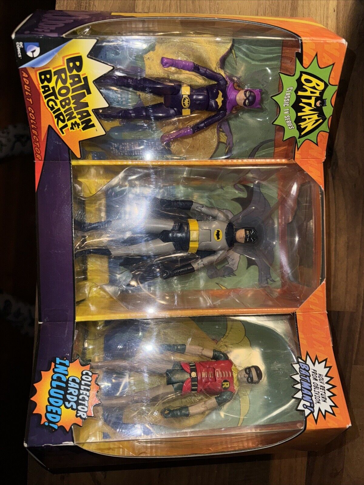 Batman, Batgirl, & Robin Mattel 1966 Collectors Set