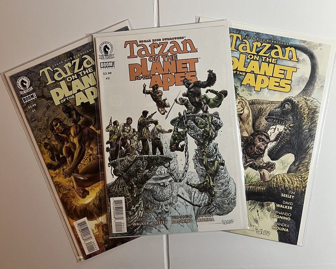 Tarzan On the Planet of the Apes #1-3 VF/NM; Dark Horse Ships Fast