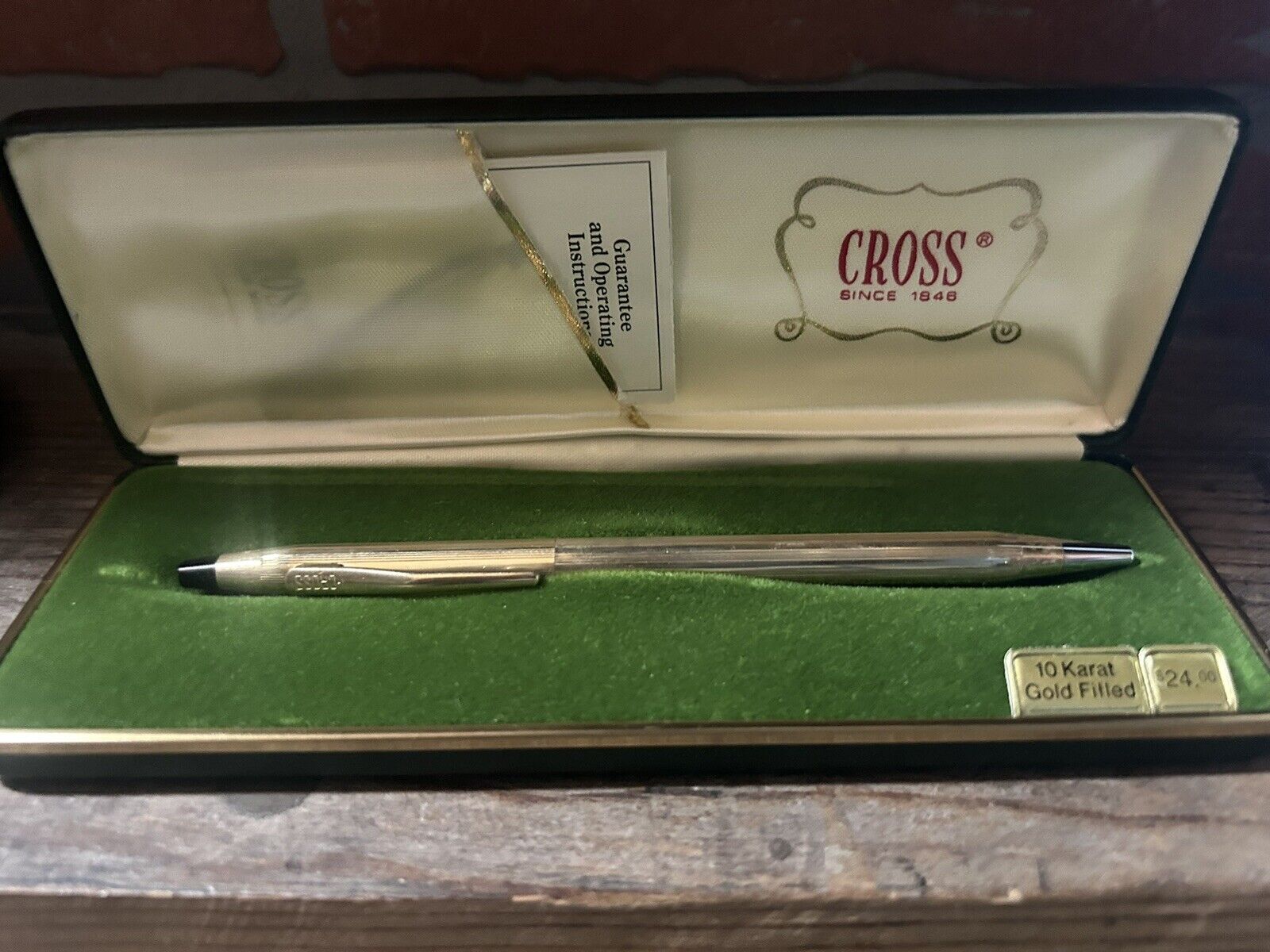 Vintage Cross Century Ballpoint Pen 1/20 10kt Rolled Gold