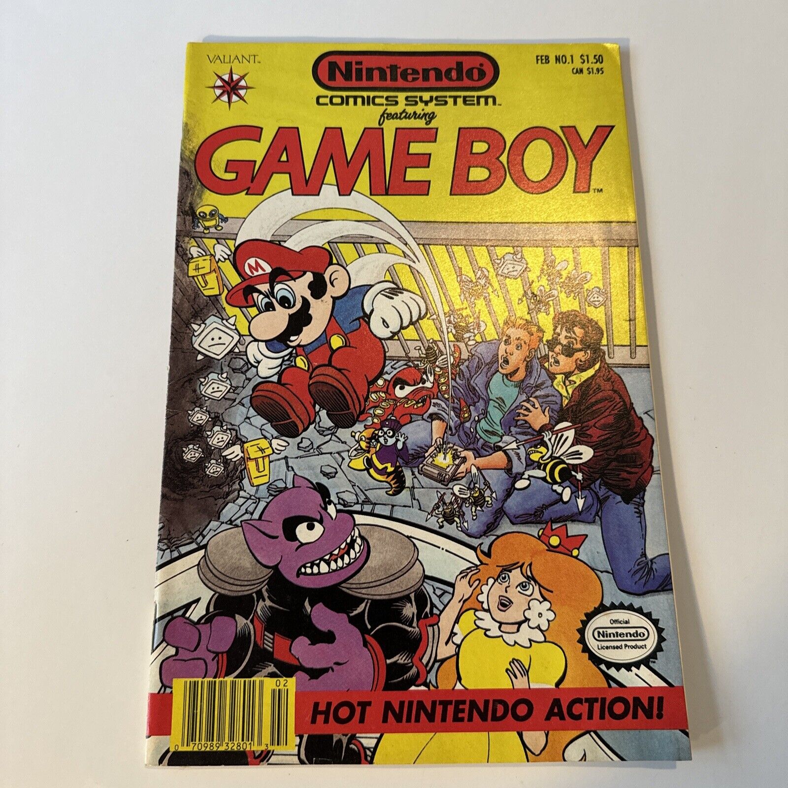 * Nintendo Comics System (2nd Series) # 1 * Valiant | Game Boy Super Mario Bros.